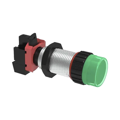 Luz Piloto Verde con Portalámparas 24 V AC/CD / Longitud 40 mm / 3/4 NPSM.