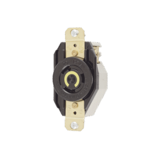 Receptáculo de Media Vuelta Industrial para Empotrar de 20 A 125 V CA 2 Polos 3 Hilos (Nema L5-20R). Receptáculo de Media Vuelta Industrial para Empotrar de 20 A 125 V CA 2 Polos 3 Hilos (Nema L5-20R).