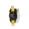 Receptáculo de Media Vuelta Industrial 30 A 125 V CA 2 Polos 3 Hilos (Nema L5-30R) Color Negro.