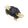 Receptáculo de Media Vuelta Industrial 30 A 250 V CA 2 Polos 3 Hilos (Nema L6-30R) Color Negro.