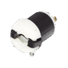 Clavija Industrial con Bloqueo de Media Vuelta / 30 A 250 V CA / 2 Polos 3 Hilos / Color Blanco y Negro / Nema L6-30P. Clavija Industrial con Bloqueo de Media Vuelta / 30 A 250 V CA / 2 Polos 3 Hilos / Color Blanco y Negro / Nema L6-30P.