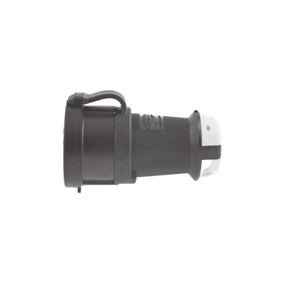 Conector Industrial con Bloqueo de Media Vuelta / 30 A 120/208 V CA / Nema L21-30R / 4 Polos 5 Hilos / Color Blanco y Negro / / Grado Industrial.