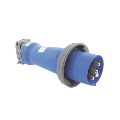 Clavija industrial, 30 A, 250 V CA, 2 Polos 3 Hilos, IP67. Grado Industrial.