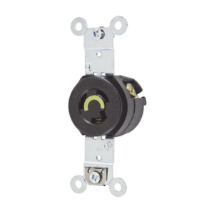 Receptáculo Sencillo de Media Vuelta/ 15 A 125 V CA / 2 Polos 3 Hilos / Nema L5-15R. Receptáculo Sencillo de Media Vuelta/ 15 A 125 V CA / 2 Polos 3 Hilos / Nema L5-15R.