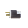 Clavija Entrada Recta/ 15A 125V/ 2 Polos 3 Hilos/ Nema 5-15P/ Grado Industrial- Comercial.