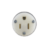 Conector Entrada Recta/ 15A 125V/ 2 Polos 3 Hilos/ Nema 5-15R/ Grado Industrial- Comercial.