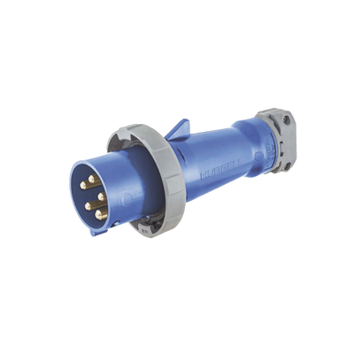 Clavija industrial de 30 A / 120/208 V CA / 4 Polos 5 Hilos / IP67.