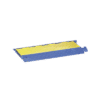 Protector para cables de 5 canales Truk Trak / Dimensiones 914 x 508 x 58.6 mm / Color Azul y Amarillo.