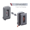 Cubierta Impermeable/ 1 Unidad/ Horizontal-Vertical/ Servicio Pesado/ Expandible/ Color Gris.