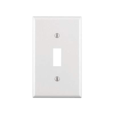 Placa para Interruptor de Palanca / Color Blanco.