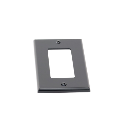 Tapa para Contacto Dúplex Color Negro.