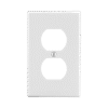 Tapa para Contacto Dúplex Color Blanco.