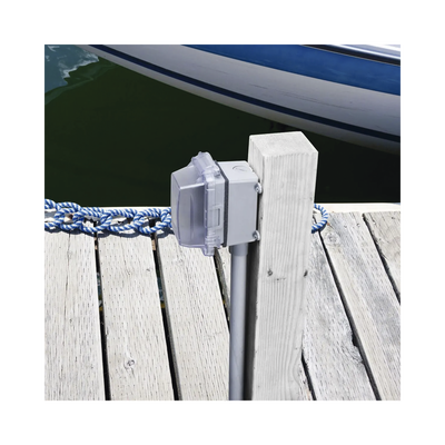 Caja Impermeable de 1 Gang / Profundidad de 2"/ Cuenta con 3 Salidas roscadas para tubería de 1/2" ó 3/4"/ Color Gris. Caja Impermeable de 1 Gang / Profundidad de 2"/ Cuenta con 3 Salidas roscadas para tubería de 1/2" ó 3/4"/ Color Gris.