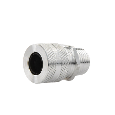 Conector de cable, de aluminio macho recto, .50 - .63 ", 1/2".