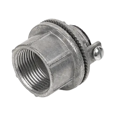 Conector Myers de Zinc 2" / Con tornillo a tierra / Para Áreas Peligrosas.