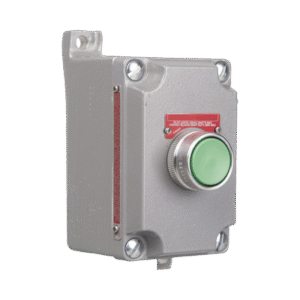 Estación de Control de Un Solo Botón Pulsador de Contacto Momentáneo/ Color Rojo (Stop) / Uso en Áreas Clasificadas.