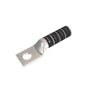 Zapata Terminal Tipo Compresión de Barril Largo para Tornillo de 1/2" y Cable 2/0 AWG.