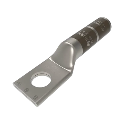 Terminal de Compresión de Ojillo para Tornillo 1/4 y Cable 2 AWG.