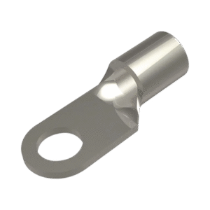 Zapata Terminal de Ojillo para Tornillo 1/4" (6.35 mm) y Calibre 6 AWG. Zapata Terminal de Ojillo para Tornillo 1/4" (6.35 mm) y Calibre 6 AWG.