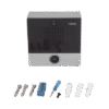Mini video Intercomunicador para hotelería y hospitales, con diseño elegante, PoE, cámara 1Mpx, 1 botón, 1 relevador integrado de salida y entrada.
