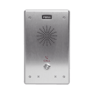 Intercomunicador IP, 2 líneas SIP, 2 relevadores con botón para llamada, anti-vandálico, IP65 e IK10, PoE Intercomunicador IP, 2 líneas SIP, 2 relevadores con botón para llamada, anti-vandálico, IP65 e IK10, PoE