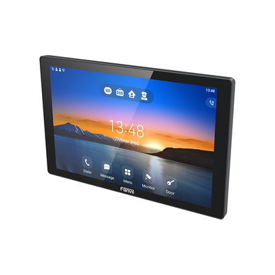 Monitor Audio/Video IP/SIP para interior, Wi-Fi, pantalla táctil de 10.1", Apertura remota