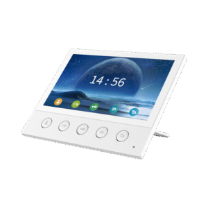 Monitor IP/SIP para interior, Wi-Fi, pantalla táctil de 7", audio de 2 vías, PoE, 8 interfaces de entrada de alarma. Monitor IP/SIP para interior, Wi-Fi, pantalla táctil de 7", audio de 2 vías, PoE, 8 interfaces de entrada de alarma.