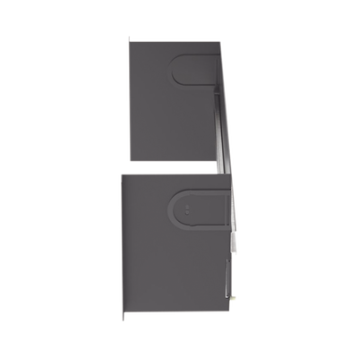 Soporte Industrial Para Instalar Equipos de Montaje en Riel DIN, Para Racks o Gabinetes Estándar de 19in, de 4UR, Color Negro Soporte Industrial Para Instalar Equipos de Montaje en Riel DIN, Para Racks o Gabinetes Estándar de 19in, de 4UR, Color Negro