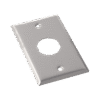 Placa de Pared IndustrialNet™, Para 1 Conector Industrial, de Acero Inoxidable