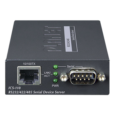 Convertidor de Medios de RS-232/ RS-422/ RS-485 a Fast Ethernet, Administración Web, SNMP y Telnet