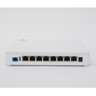 ONU Dual EPON/GPON / 8 Puertos PoE 802.3at Gigabit / Wi-Fi Doble banda 2.4 y 5 GHz / 1 Puerto SC/UPC