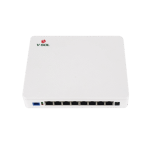 ONU Dual EPON/GPON / 8 Puertos PoE 802.3at Gigabit / Wi-Fi Doble banda 2.4 y 5 GHz / 1 Puerto SC/UPC