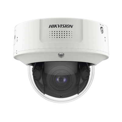 Domo IP 4 Megapixel / Lente Mot. 2.8 a 12 mm / 40 mts IR EXIR / IK10 / IP67 / H.265+ / WDR 140 dB / Captura Facial / DeepinView / Búsqueda por Atributos / 2 Micrófonos Integrados / Micro SD Domo IP 4 Megapixel / Lente Mot. 2.8 a 12 mm / 40 mts IR EXIR / IK10 / IP67 / H.265+ / WDR 140 dB / Captura Facial / DeepinView / Búsqueda por Atributos / 2 Micrófonos Integrados / Micro SD