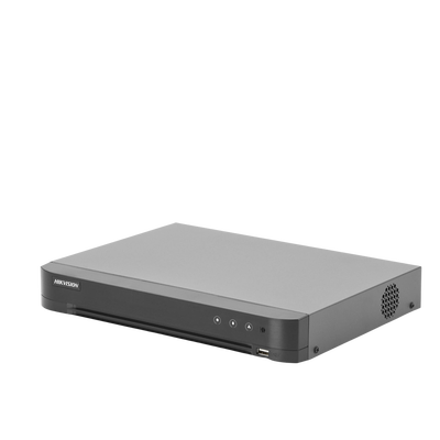 DVR 4 Canales TurboHD + 4 Canales IP / 8 Megapixel (4K) / Acusense (Evita Falsas Alarmas) / Audio por Coaxitron / 1 Bahía de Disco Duro / 4 Entradas de Alarma / 1 Salida de Alarma / H.265+ / Salida de Video en Full HD DVR 4 Canales TurboHD + 4 Canales IP / 8 Megapixel (4K) / Acusense (Evita Falsas Alarmas) / Audio por Coaxitron / 1 Bahía de Disco Duro / 4 Entradas de Alarma / 1 Salida de Alarma / H.265+ / Salida de Video en Full HD