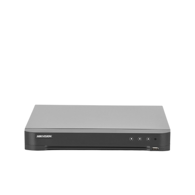 DVR 4 Canales TurboHD + 4 Canales IP / 8 Megapixel (4K) / Acusense (Evita Falsas Alarmas) / Audio por Coaxitron / 1 Bahía de Disco Duro / 4 Entradas de Alarma / 1 Salida de Alarma / H.265+ / Salida de Video en Full HD DVR 4 Canales TurboHD + 4 Canales IP / 8 Megapixel (4K) / Acusense (Evita Falsas Alarmas) / Audio por Coaxitron / 1 Bahía de Disco Duro / 4 Entradas de Alarma / 1 Salida de Alarma / H.265+ / Salida de Video en Full HD