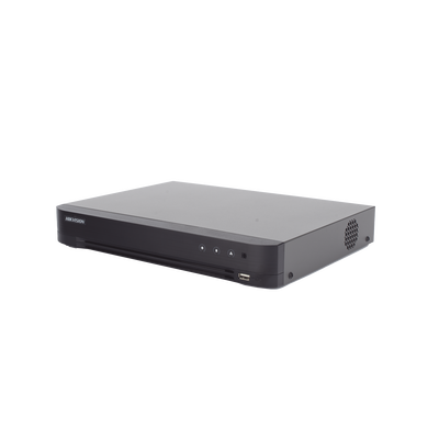 DVR 4 Canales TURBOHD + 4 Canales IP / 8 Megapixel (4K) / Audio de dos vías por Coaxitron / ACUSENSE / Reconocimiento Facial / 1 Bahía de Disco Duro / Salida de Video en Full HD / H.265+ DVR 4 Canales TURBOHD + 4 Canales IP / 8 Megapixel (4K) / Audio de dos vías por Coaxitron / ACUSENSE / Reconocimiento Facial / 1 Bahía de Disco Duro / Salida de Video en Full HD / H.265+