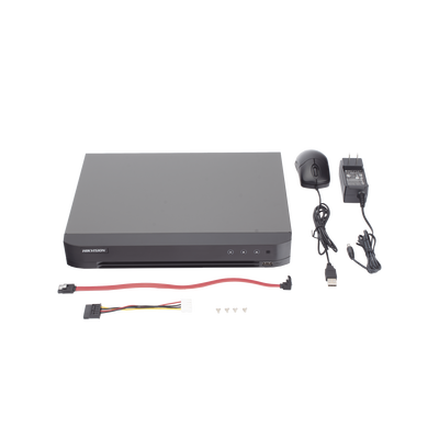DVR 8 Canales TURBOHD + 8 Canales IP / 8 Megapixel (4K) / Audio por Coaxitron / ACUSENSE / Reconocimiento Facial / 1 Bahía de Disco Duro / Salida de Video en 4K / H.265+ DVR 8 Canales TURBOHD + 8 Canales IP / 8 Megapixel (4K) / Audio por Coaxitron / ACUSENSE / Reconocimiento Facial / 1 Bahía de Disco Duro / Salida de Video en 4K / H.265+