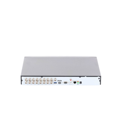 DVR 16 Canales TurboHD + 16 Canales IP / 4K / Acusense / Audio por Coaxitron / Detección de Rostros / 2 Bahías de Disco Duro / Salida de Video en 4K