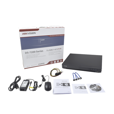 (Audio Bidireccional) DVR 32 Canales TurboHD + 8 Canales IP / 5 Megapixel Lite - 3K Lite / Acusense / Reconocimiento Facial / Audio por Coaxitron / 2 Bahías de Disco Duro / H.265+ / Salida de Video en Full HD