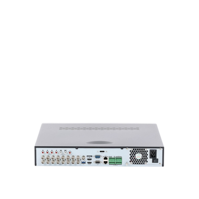 DVR 8 Megapixel (4K) / 16 Canales TURBOHD + 8 Canales IP / 4 Bahías de Disco Duro / 4 Canales de Audio / Videoanalisis / 16 Entradas de Alarma / POS / 2 Salidas HDMI DVR 8 Megapixel (4K) / 16 Canales TURBOHD + 8 Canales IP / 4 Bahías de Disco Duro / 4 Canales de Audio / Videoanalisis / 16 Entradas de Alarma / POS / 2 Salidas HDMI