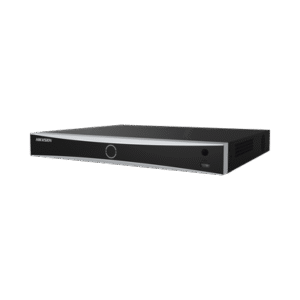 NVR 12 Megapixel (4K) / Reconocimiento Facial / 16 Canales IP / Base de Datos / Hasta 100,000 Fotografías / 16 Puertos PoE+ / 2 Bahías de Disco Duro / Switch PoE 300 mts / Bases de Datos / HDMI en 4K