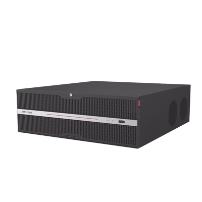 NVR 12 Megapixel (4K) / 32 Canales IP / 16 Bahías de Disco Duro / 2 Tarjetas de Red / Soporta RAID / HDMI en 4K / Soporta POS / Reconocimiento Facial / Bases de Datos / Hasta 100,000 Fotografías / AcuSearch