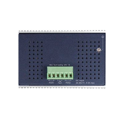 Switch Industrial PoE no administrable de 8 Puertos 10/100TX 802.3at, Hasta 240 W, Combo TP / SFP Gigabit TP / SFP (-40 ~ 75 grados C)