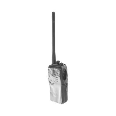 Funda de piel reforzada, cubierta frontal de plástico transparente para TK-2000KV2 y TK-3000KV2