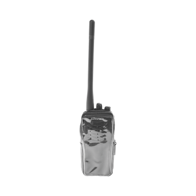 Funda de piel reforzada, cubierta frontal de plástico transparente para TK-2000KV2 y TK-3000KV2