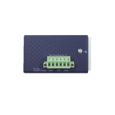 Switch PoE Industrial No Administrable de 4 Puertos PoE 10/100/1000T 802.3at, 2 Puertos SFP 10/1000X