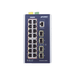Switch Industrial Capa 3, 16 Puertos 10/100/1000T 802.3 AT POE +, 4 Puertos 1G / 2.5G SFP Switch Industrial Capa 3, 16 Puertos 10/100/1000T 802.3 AT POE +, 4 Puertos 1G / 2.5G SFP