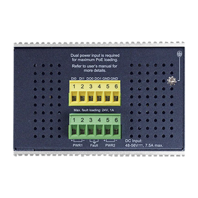 Switch Industrial Administrable Capa 3, 8 Puertos Gigabit PoE 802.3bt+, 2 Puertos 1 G / 2.5 G SFP+