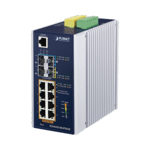 Switch Industrial Administrable Capa 3 con 8 Puertos Gigabit PoE 802.3bt, 2 Puertos SFP de 1 G/2.5 G, 2 Puertos SFP 10 G Switch Industrial Administrable Capa 3 con 8 Puertos Gigabit PoE 802.3bt, 2 Puertos SFP de 1 G/2.5 G, 2 Puertos SFP 10 G