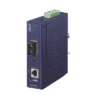 Convertidor de medios industrial PoE+ 1000BASE-SX a 10/100/1000BASE-T 802.3at (SC,MM) -550 m
